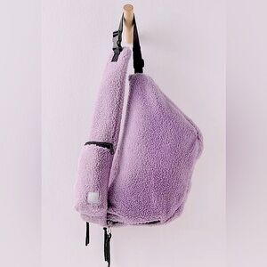 FP Movement by Free People Overachiever Sherpa Sling Bag Lavender Purple